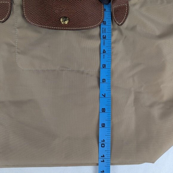 Longchamp Le Pliage Nylon Handbag Beige – Preowned, Great Deal, Chic! - Picture 13 of 16